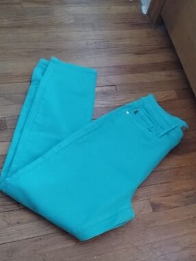 Judy Blue Turquoise Slim Jeans